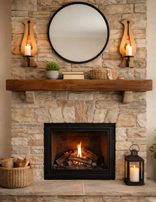 Vintage Porch Spindle Wall Candle Sconces