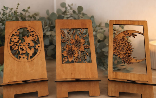 Hand Crafted Phone Holders/Charging Station