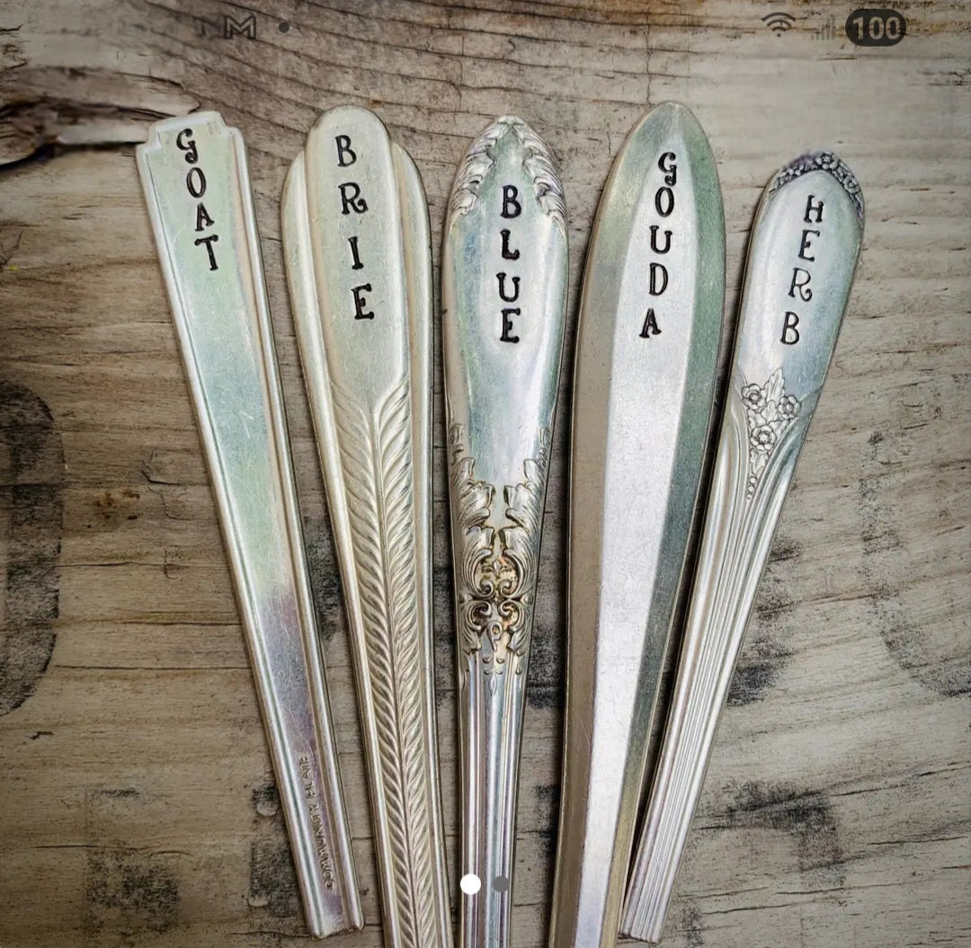 Vintage Cheese Board Markers