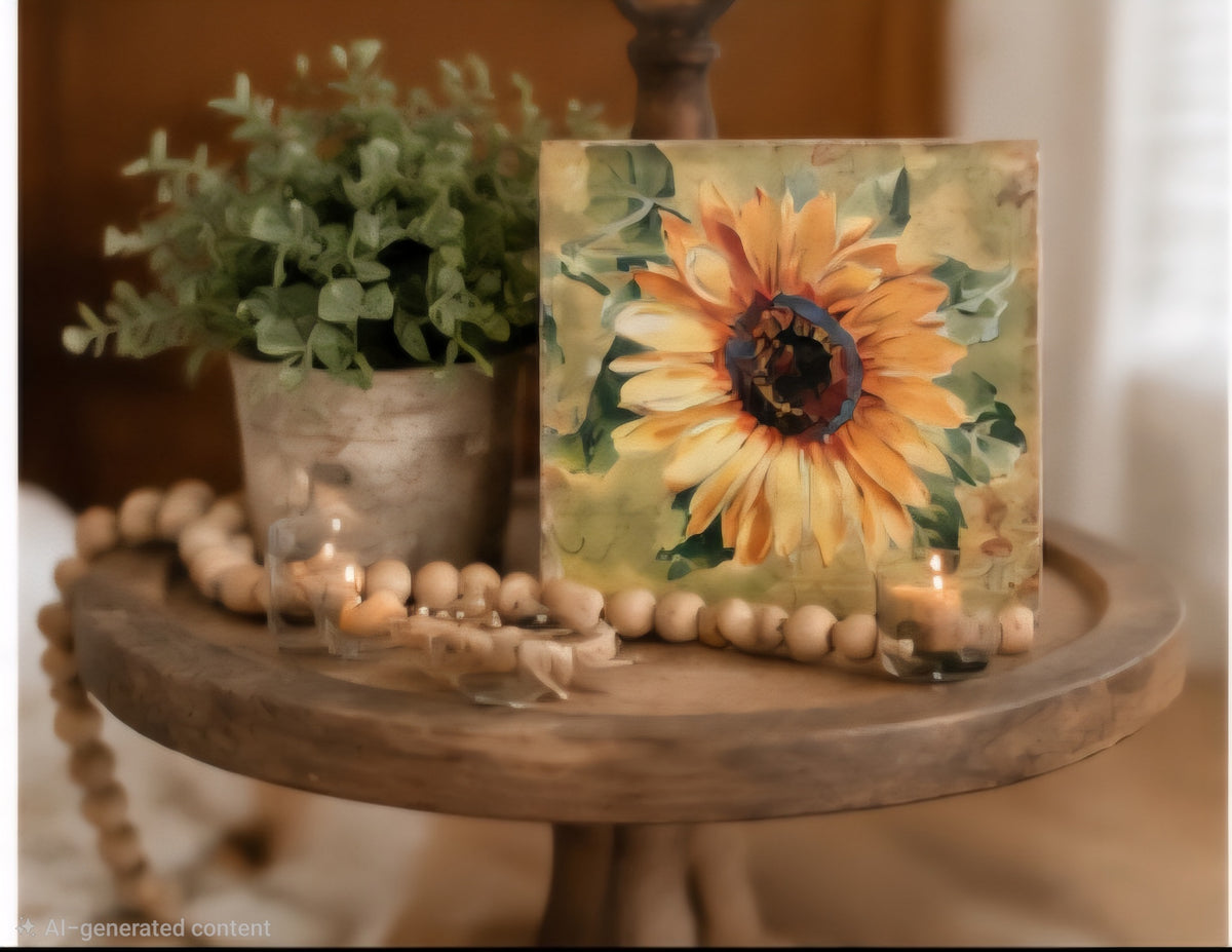 Sunflower Shelf Sitter