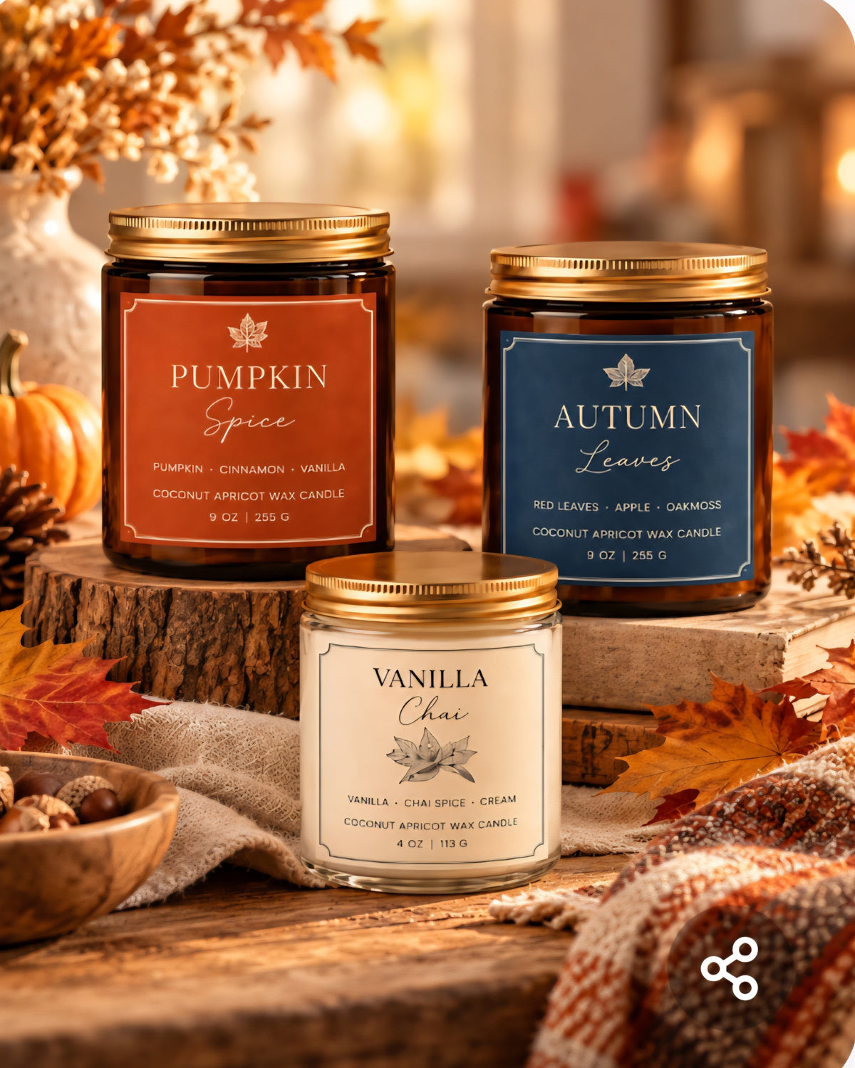 Black Ivy Signature Candles - Fall