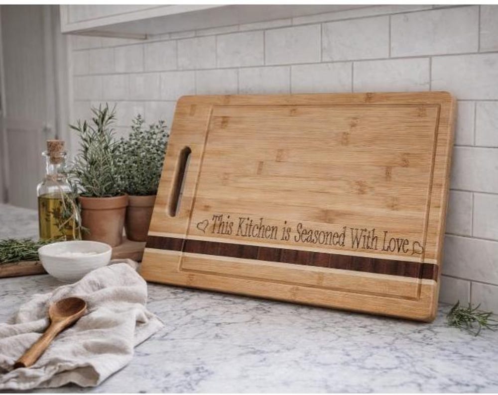 This Kitchen Seasoned With Love - Cutting Board