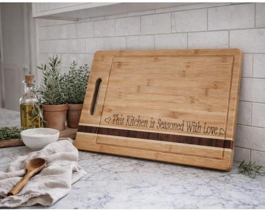 This Kitchen Seasoned With Love - Cutting Board